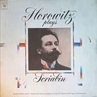 Columbia Masterworks : Horowitz - Scriabin Works